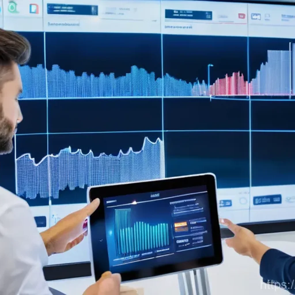 유통관리사 필수 이론 총정리 - **Prompt:** A modern, brightly lit Italian logistics hub at sunset, showcasing the digital transform...