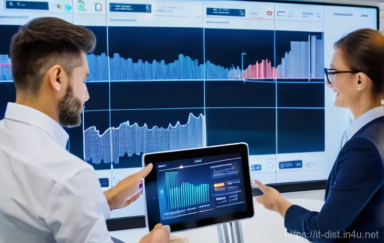 유통관리사 필수 이론 총정리 - **Prompt:** A modern, brightly lit Italian logistics hub at sunset, showcasing the digital transform...