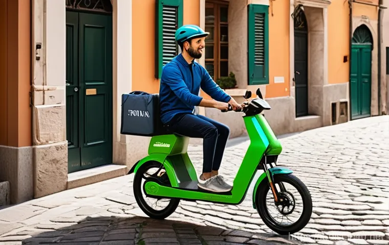 유통관리사 자격증의 미래 전망 - **Prompt:** A vast, ultra-modern Italian logistics hub bustling with advanced AI and automation. The...