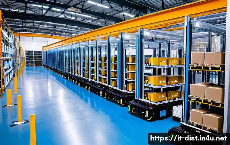 유통관리사와 관련된 세미나 참석하기 - **Prompt: A highly advanced, futuristic logistics hub located in the Emilia-Romagna region of Italy....