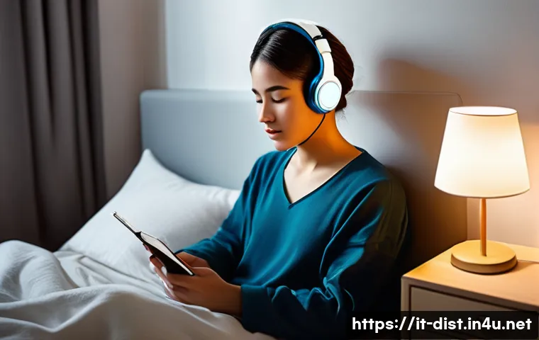 유통관리사 시험 전날 체크리스트 - **Prompt:** A young adult, around 20-25 years old, engaged in a peaceful evening routine before an i...