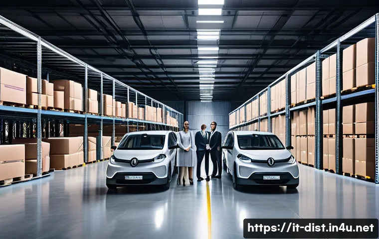 유통관리사 학습 스케줄 만들기 - **Prompt:** A dynamic, ultra-modern Italian logistics hub at sunset, showcasing cutting-edge technol...