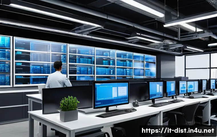 유통관리사와 관련된 인턴십 기회 - A professional office scene inside a large multinational corporation’s supply chain department, feat...